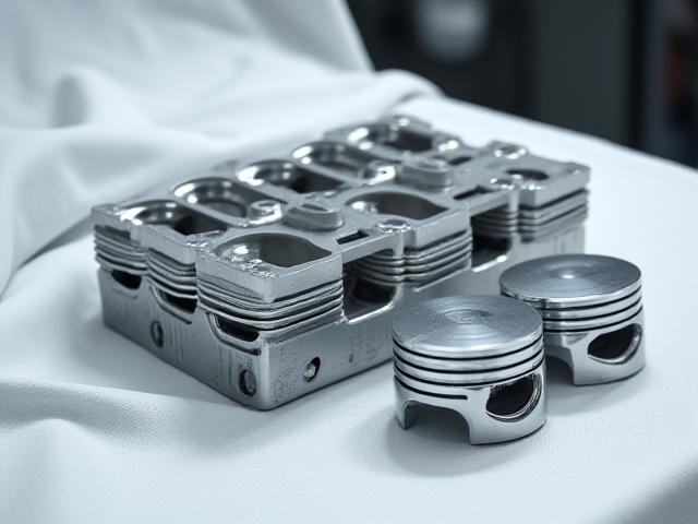 Очищенные детали двигателя подготовленные к сборке